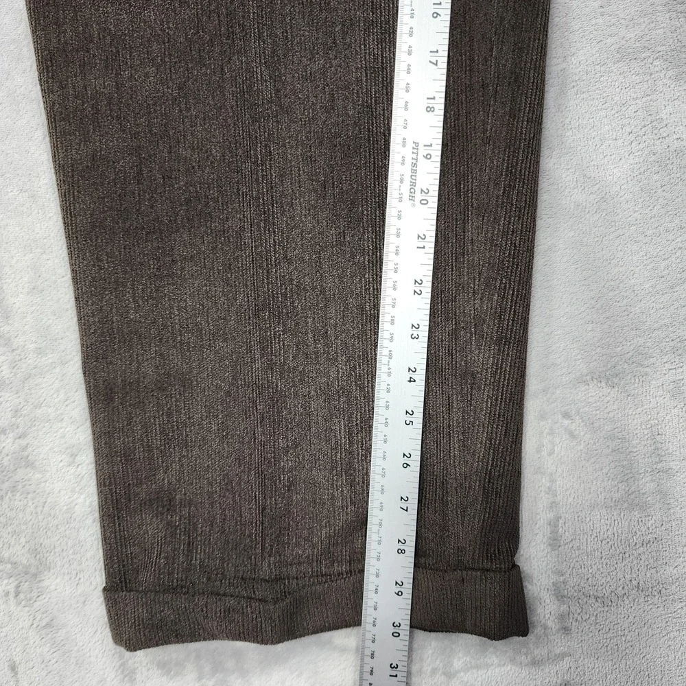 St Croix‎ Pants Mens 42x30 Brown Corduroy Pleated Cuffed Wool Blend Dress Italy
